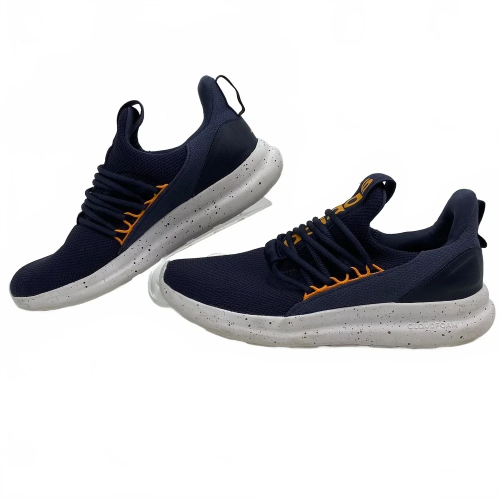 Adidas Blue Orange Lite Racer Sneakers | Men’s Size US 10